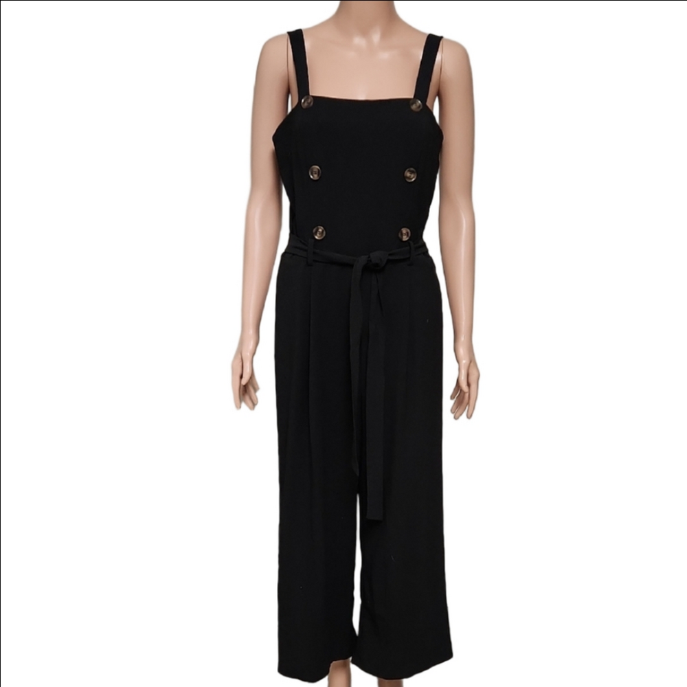 Have Black Buttoned Jumpsuit - Picture 1 of 3